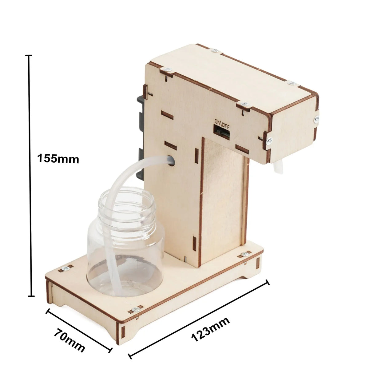Wooden automatic induction foam hand washing manual suit DIY kit for teenagers with motion sensor technology