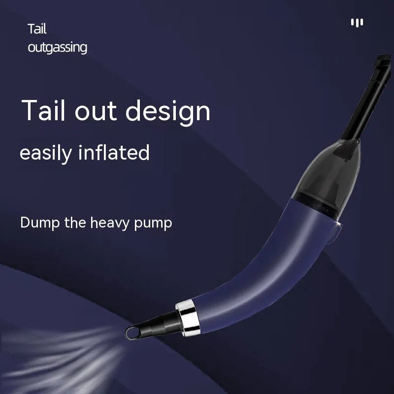 Handheld portable wireless car vacuum cleaner in black colour with USB charging cable