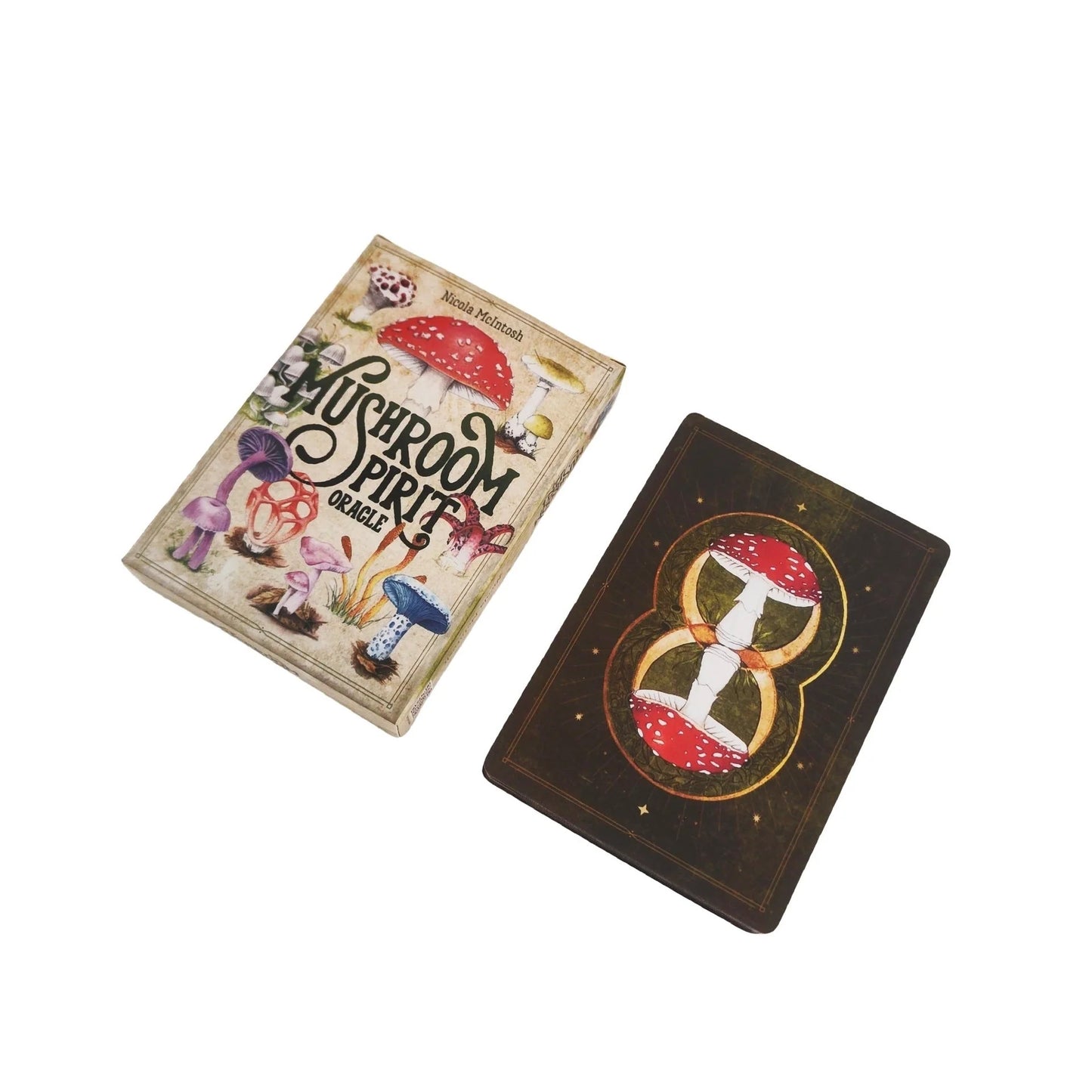 Mushroom Spirit Oracle Card Game for intellectual development and hand-eye coordination