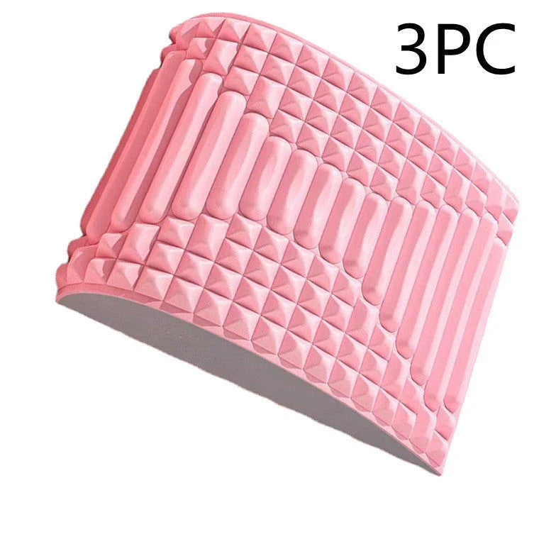 Premium back stretcher pillow for neck and lumbar support, relieving pain and improving posture.