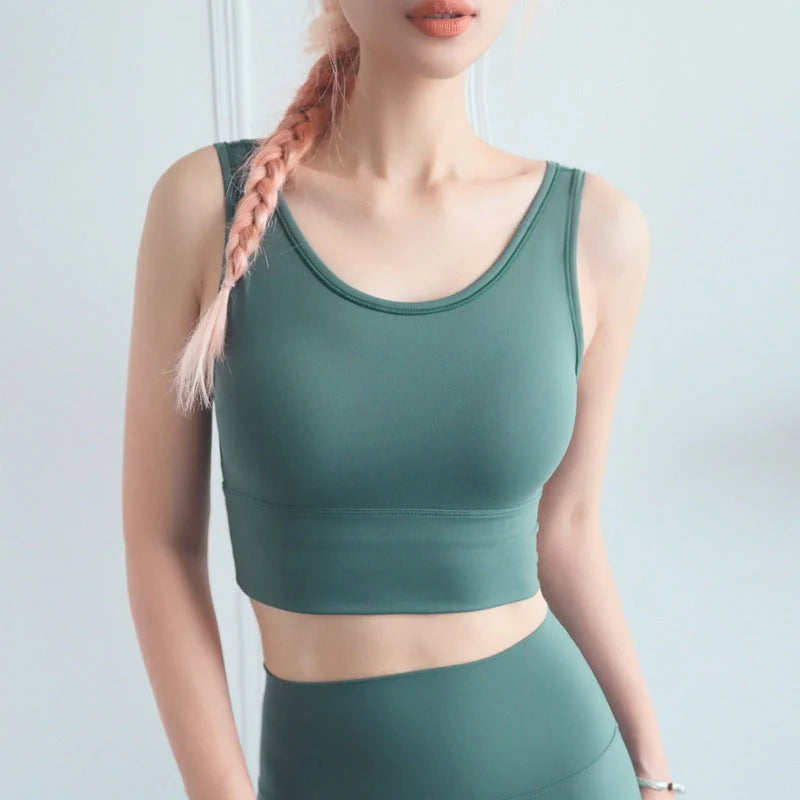 U-shaped back yoga underwear in various colours, showcasing four-way stretch fabric and stylish design.