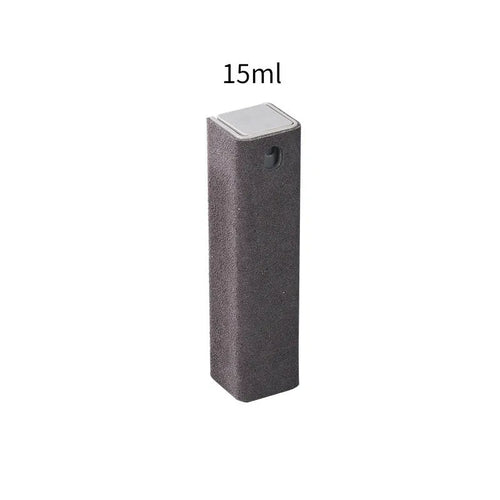 15ml square tube phone screen cleaner spray bottle with protective case in blue, grey, light blue, orange, pink or purple