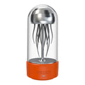Creative jellyfish Bluetooth speaker with colourful lamp and dual speakers in compact ABS shell