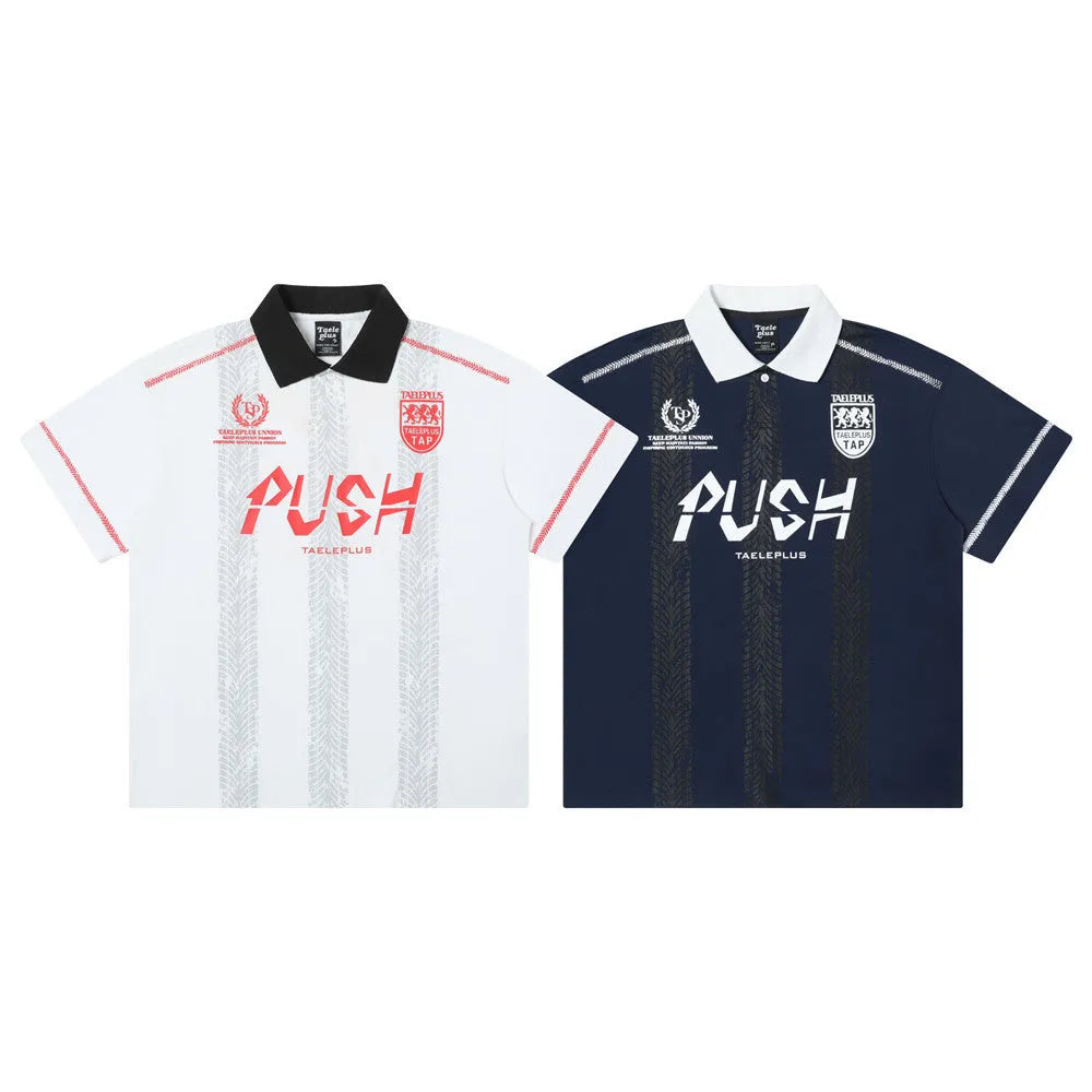 Digital printing short sleeve men's exercise jersey in white, loose fit polyester summer top
