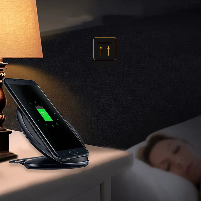 Qi wireless fast charger for Samsung Galaxy Note Edge with USB connection port