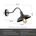 Retro style villa courtyard wall lamp in copper or silver finish with right angle or oblique bevel design