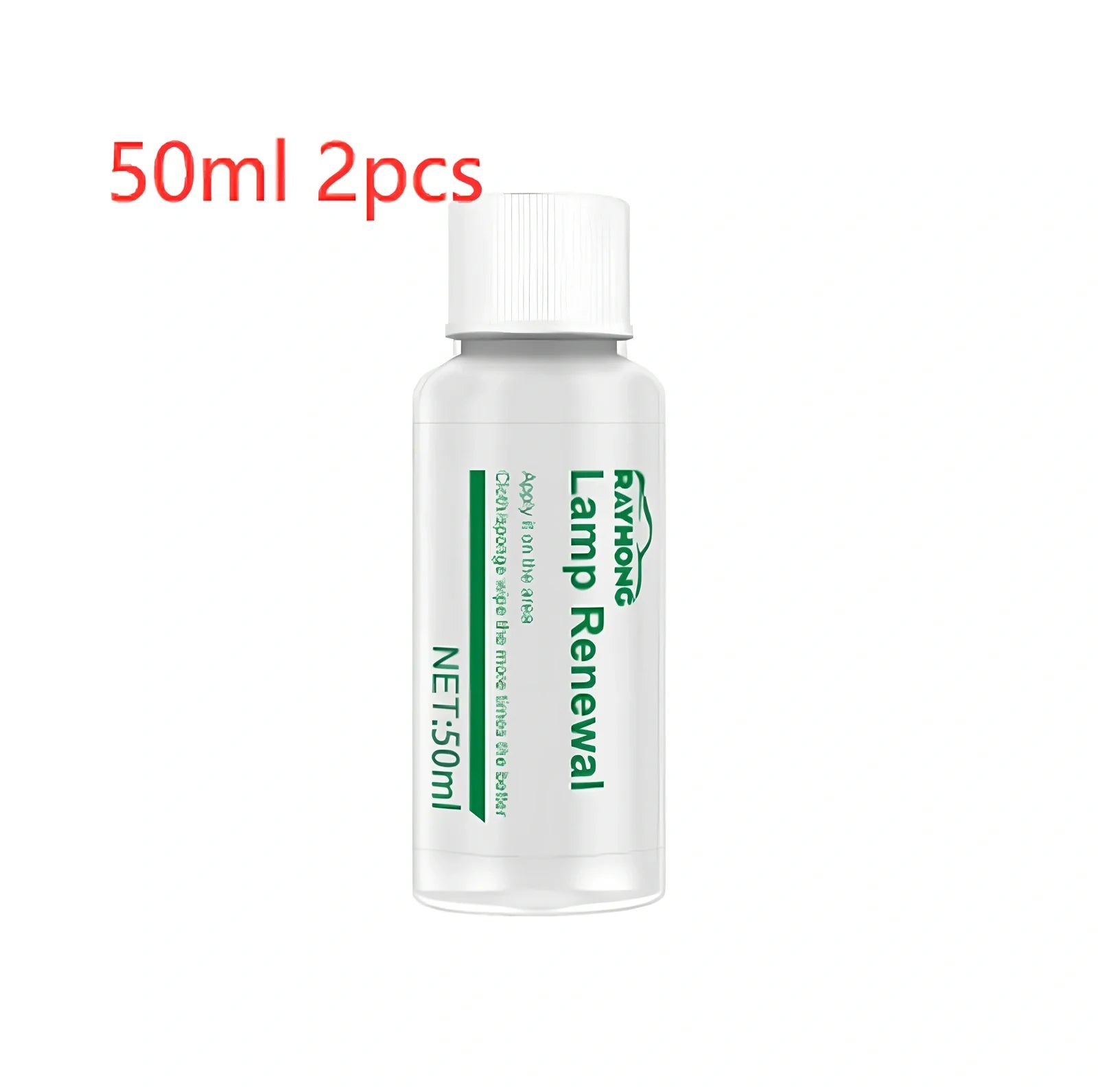 20ml automobile headlight repair liquid bottle for oxidation and yellowing restoration, with sanding steps for clear lenses
