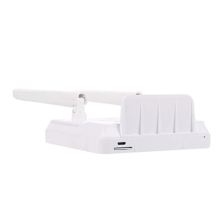 Dual antenna LTE router with USB cable and power adapter for home office shared display connectivity