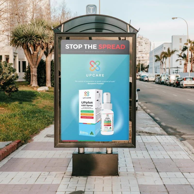 UPplus KBD Spray Oral bottle for respiratory support