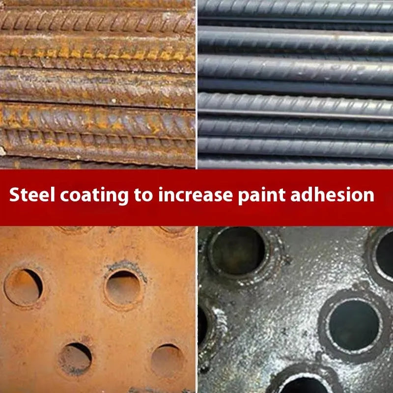 WX-101B metal rust remover acid cleaning solution in 200ml and 500ml bottles for steel deoxidation