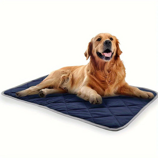 Self-heating thermal pet pad for dogs and cats with non-slip bottom