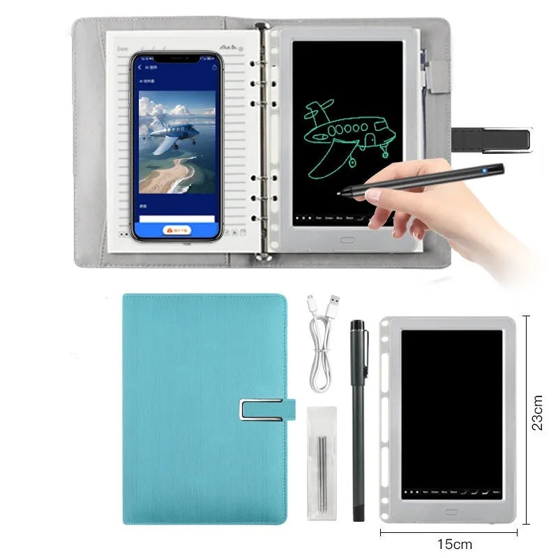 85-inch electronic writing pad with stitching appearance design and Bluetooth connectivity