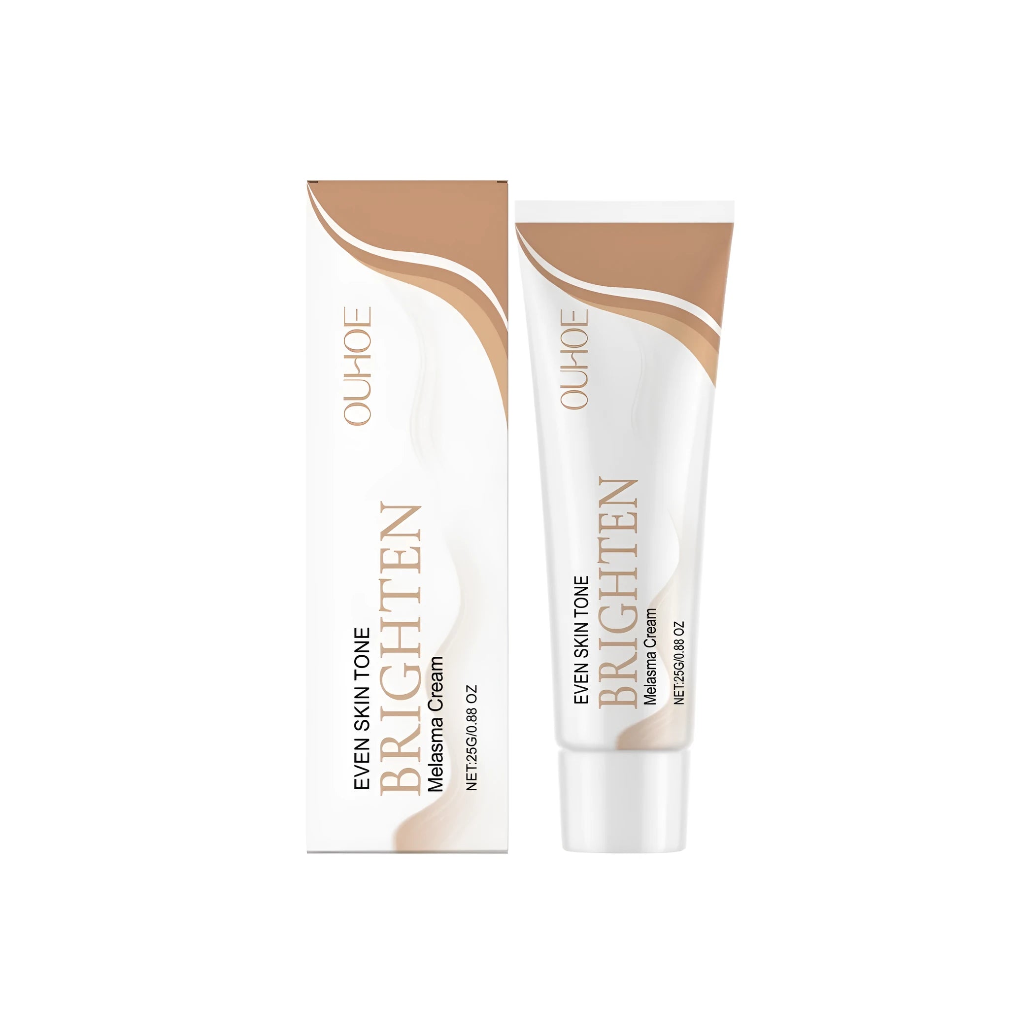 Transparent brightening cream in a 25g pot with vitamin C and tea leaf oil