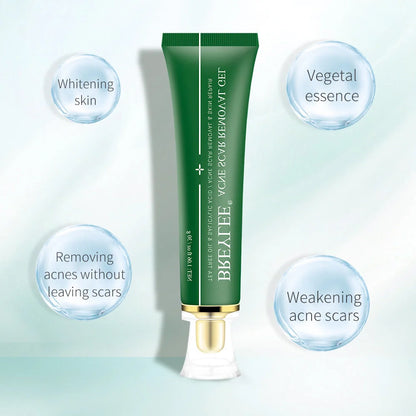 Tea Tree Acne Scar Removal Gel with Qu Dou Printing, 30g tube