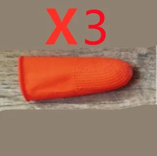 Silicone Finger Guard for Safe and Efficient Vegetable Harvesting with Sharp Curved Blade and Comfortable Grip