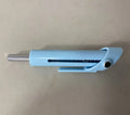 Fitness equipment weight loss bolt 150mm ABS steel black colour on white background