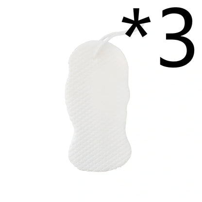 3D fish scale pattern bath sponge for gentle exfoliation and dead skin removal