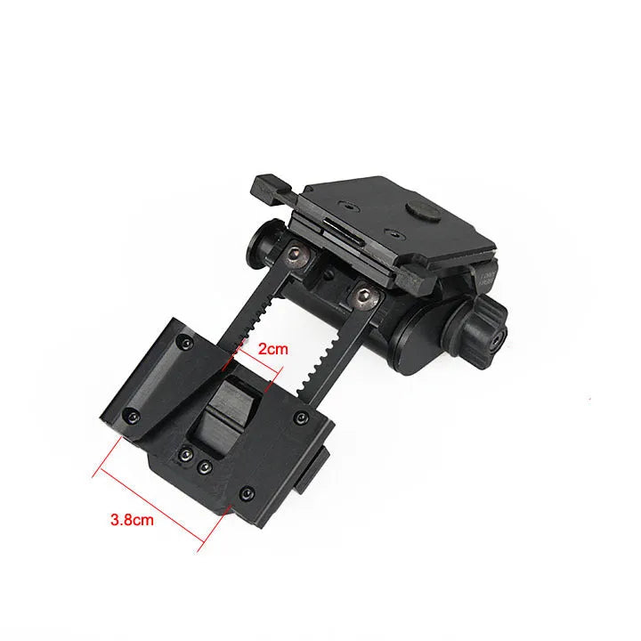 Dark earth metal L4 G24 NVG fast helmet mount with OPS-Core breakaway base
