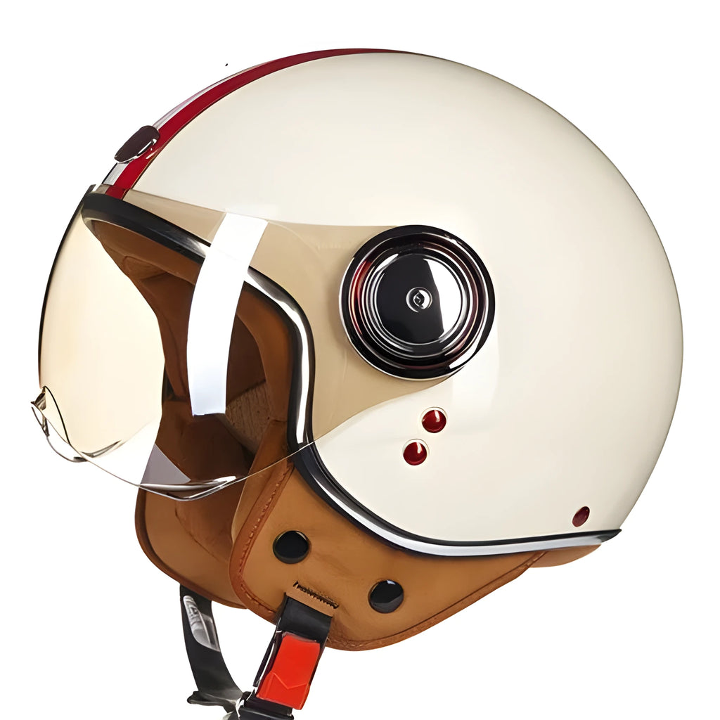 Scrambling motorcycle electric bicycle half helmet in ABS engineering plastic