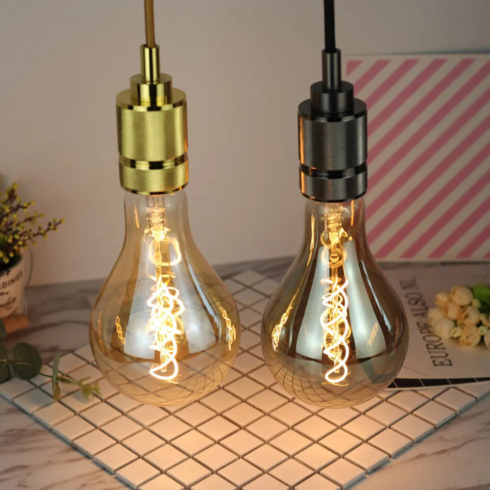 A110 double helix golden LED soft light strip measuring 110mm by 200mm