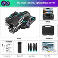 H35 UAV drone with 8K HD camera, obstacle avoidance, and brushless motor in flight