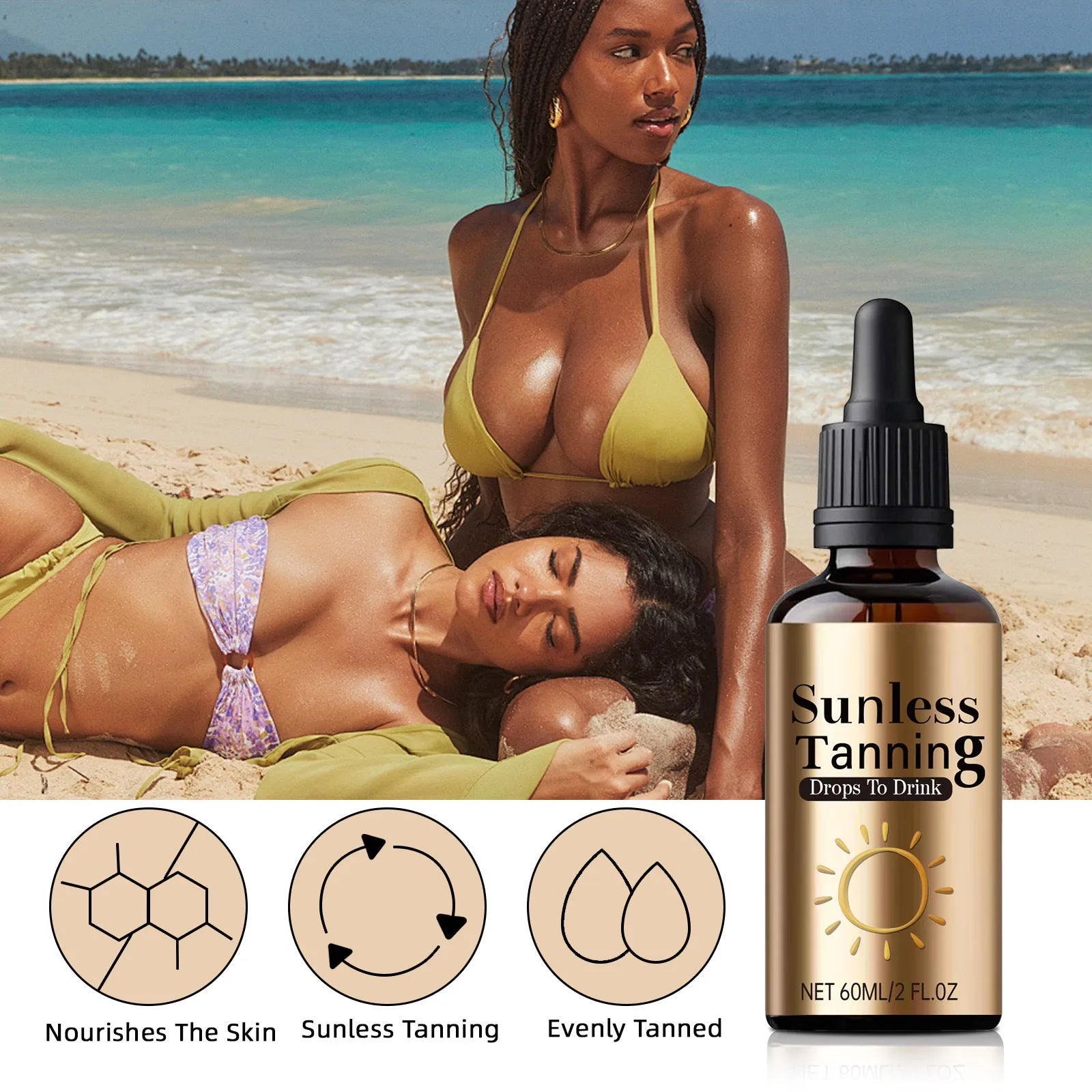 Black aid oral drops 60ml bottle for outdoor and family first aid antiseptic treatment
