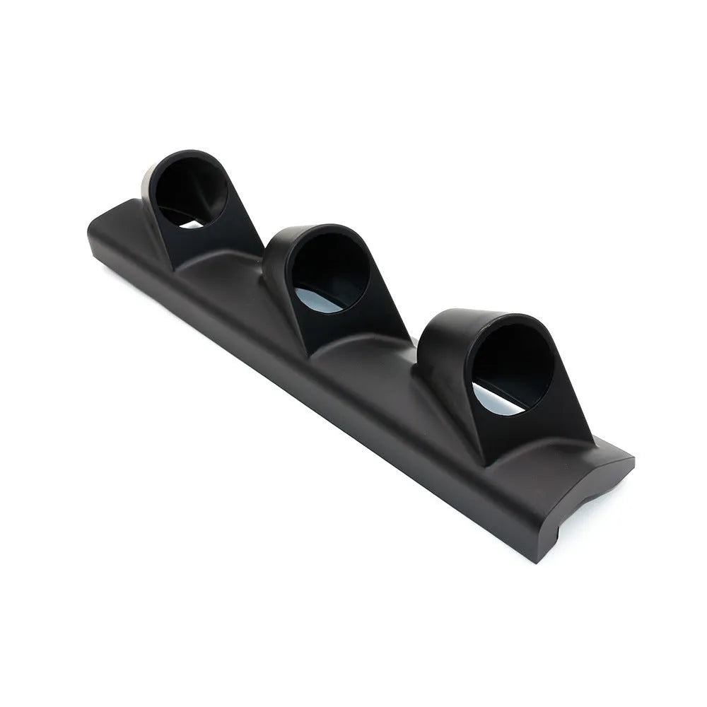 Black ABS plastic universal 52mm instrument stand with three-hole right-drive mounting.