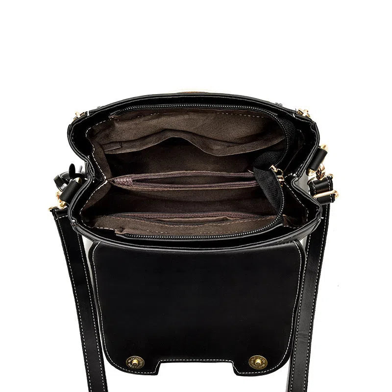 Large-capacity horizontal rectangular PU tote crossbody bag in white colour with single shoulder strap and plain design