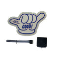 Luminous wall sticker with voice control lighting modes and self-adhesive backing