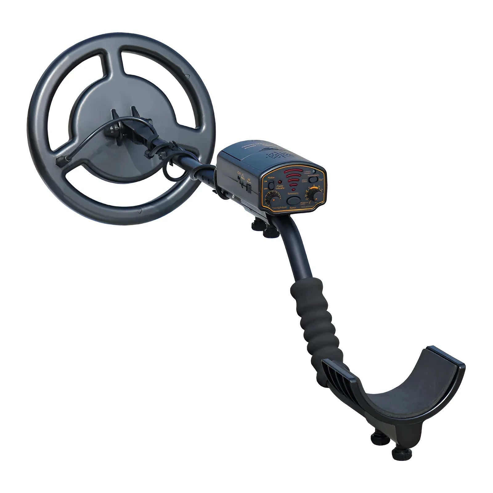 AR944M black underground metal detector with adjustable shaft and search coil for 1.5-metre depth detection