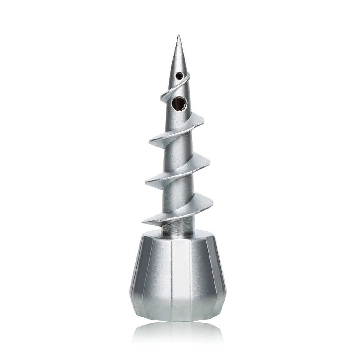 23mm metal screw shape hookah gun head accessory in gun black colour