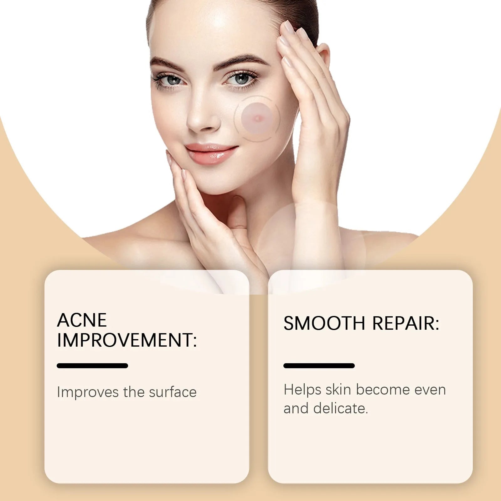 Acne patches with tea tree oil and centella extract in pack of 8 hydrocolloid patches