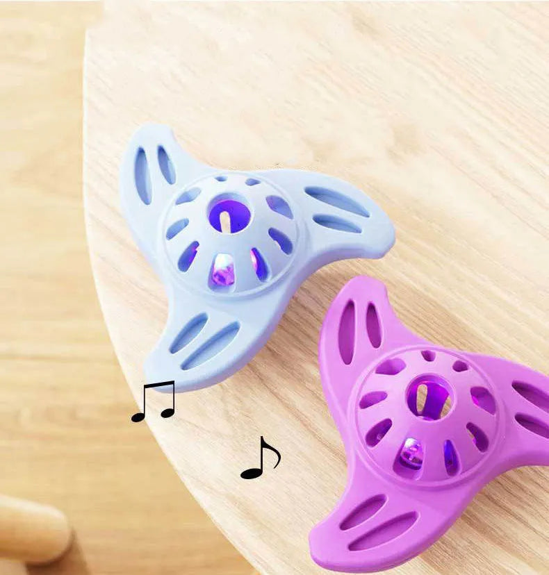Blue rubber bone molar shaped dog chew toy for medium and large breed dogs