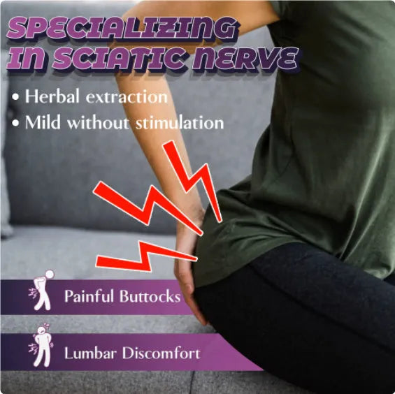 Bag of 12 sciatic nerve acupoint plaster patches for back, hip, and leg nerve support