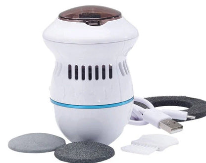 USB rechargeable electric foot file with diamond grinders for smooth feet