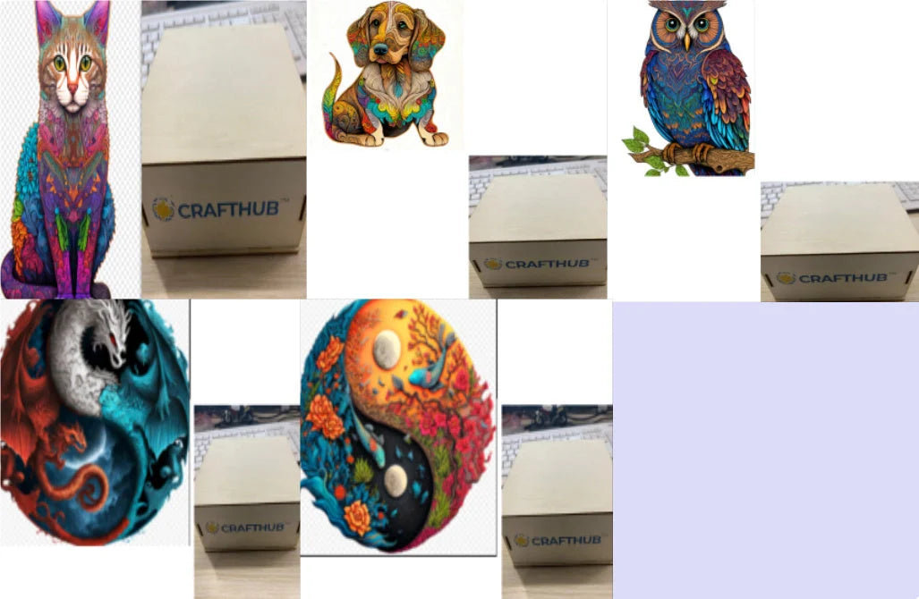 Animal Puzzle Puzzlesup A3 Size With The Box - Detailed wooden puzzle for creative minds