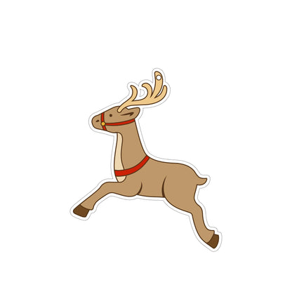 A charming acrylic car-shaped ornament with vibrant colors and a reflective finish, perfect for Christmas decor.