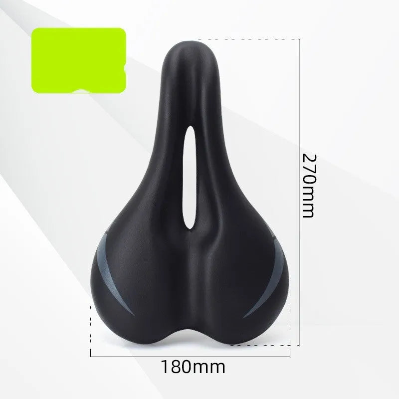 Bicycle seat cushion in 3147 hollow cushion colour, measuring 270mm by 180mm.