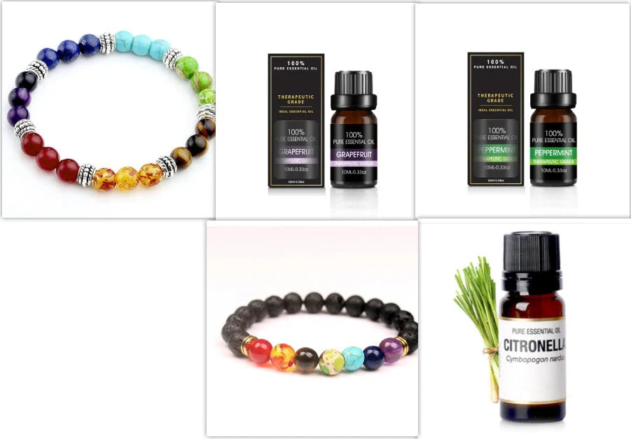 Organic Essential Oils Set - 20 different therapeutic-grade oils for aromatherapy