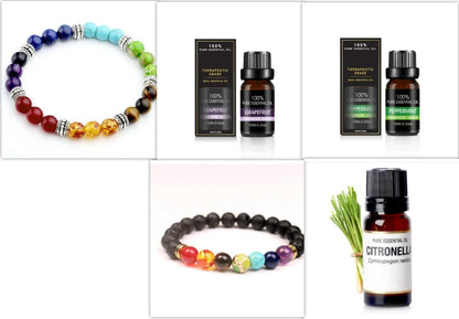 Organic Essential Oils Set - 20 different therapeutic-grade oils for aromatherapy