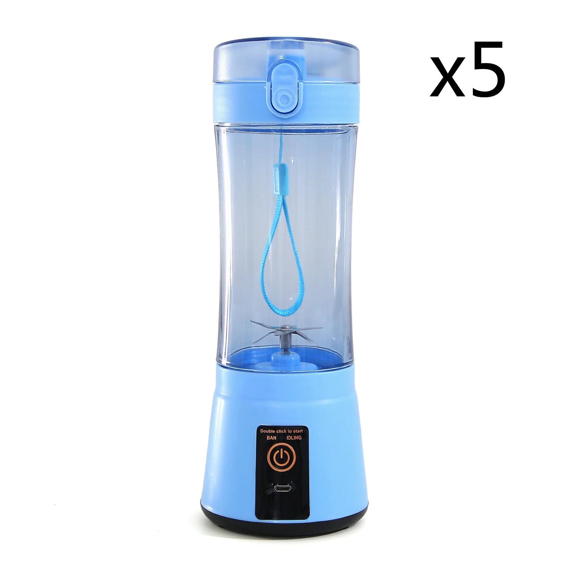 Rechargeable USB Smoothie Blender with Automatic Safety Features for Convenient, Portable Blending