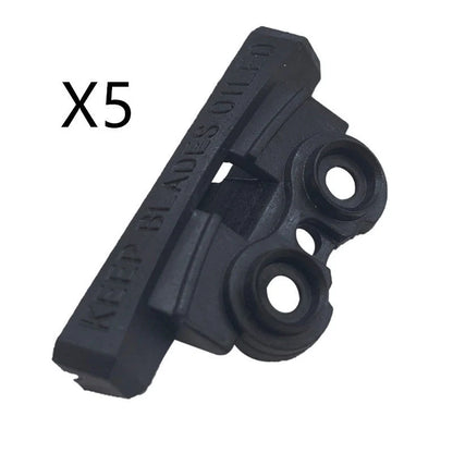 Black POM electric clipper accessories with oil head shear parts for enhanced performance