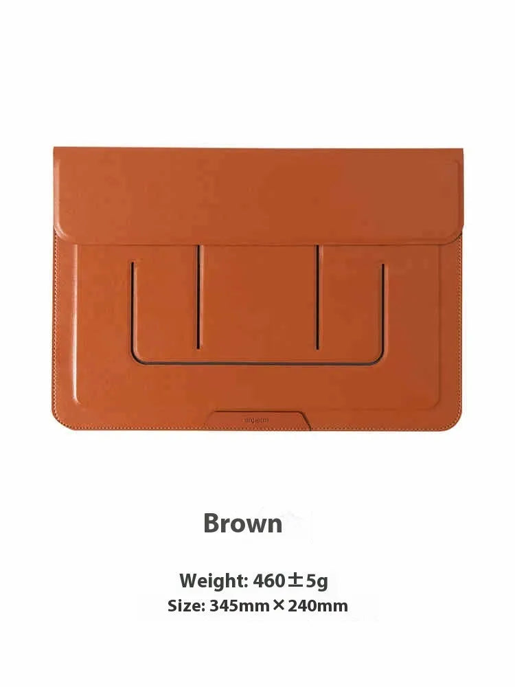 13.3-inch laptop bracket bag with integrated dual-angle stand in business style