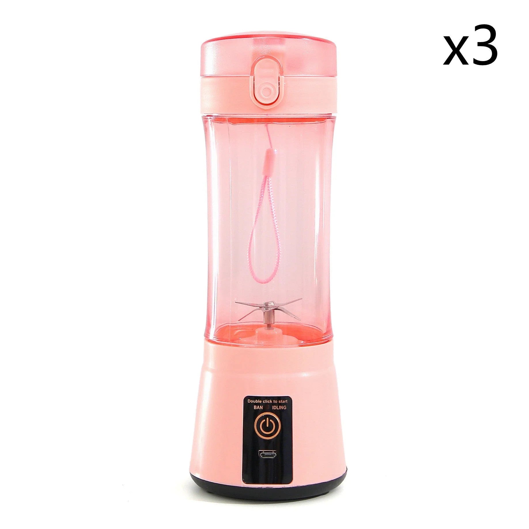 Rechargeable USB Smoothie Blender with Automatic Safety Features for Convenient, Portable Blending