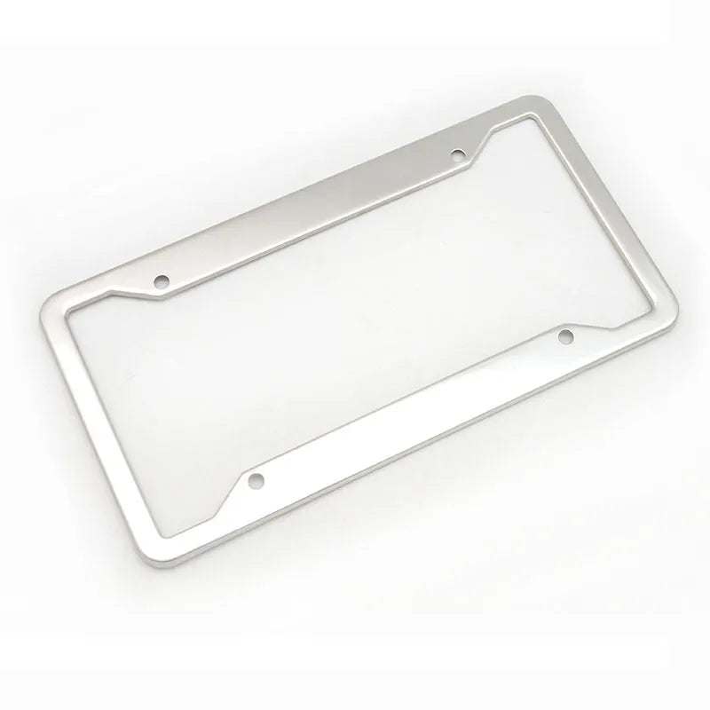Aluminium alloy stainless steel licence plate frame in four colour options measuring 200x150x20mm