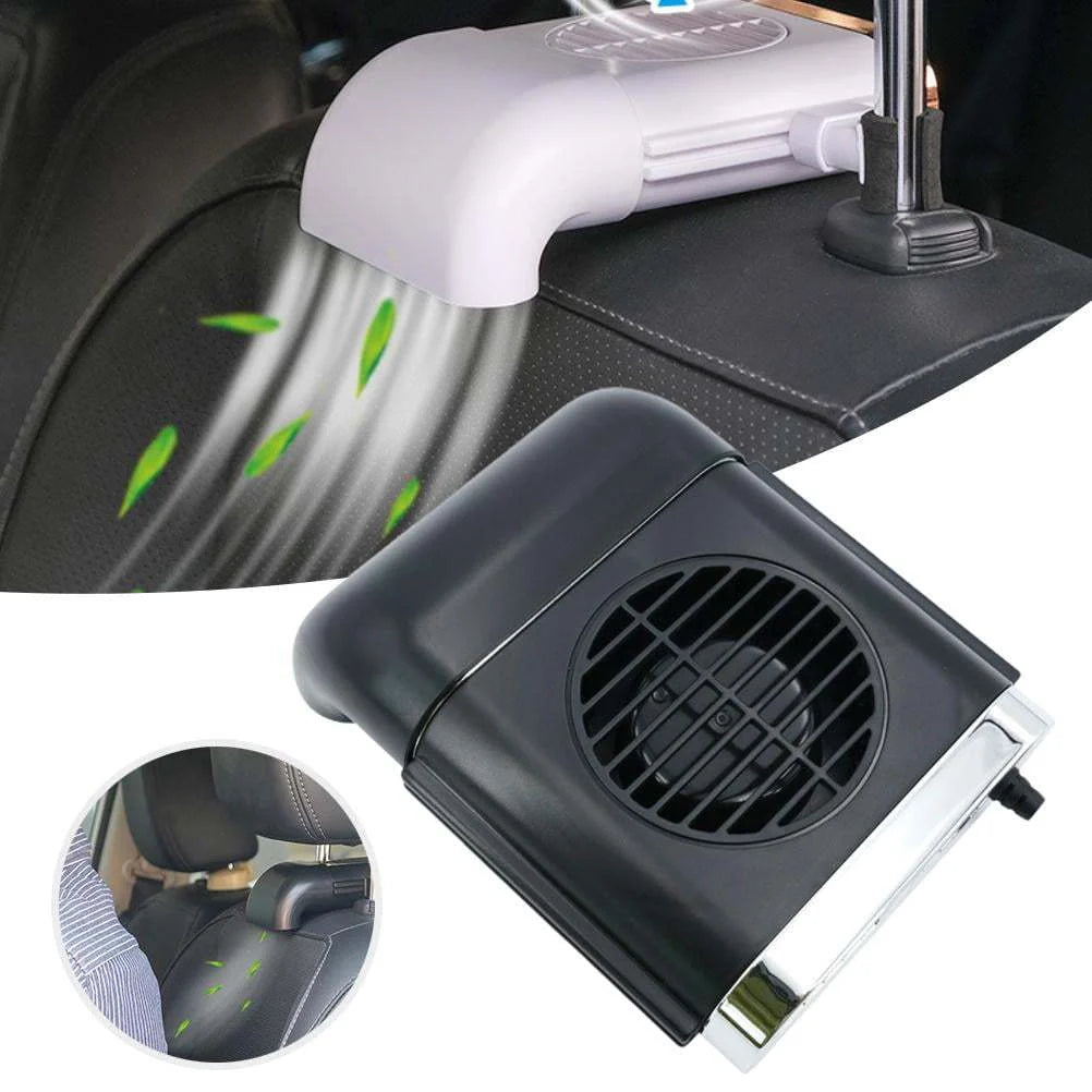 Magnetic car cooling fan with adjustable speeds and USB charging