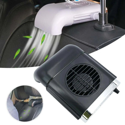 Magnetic car cooling fan with adjustable speeds and USB charging