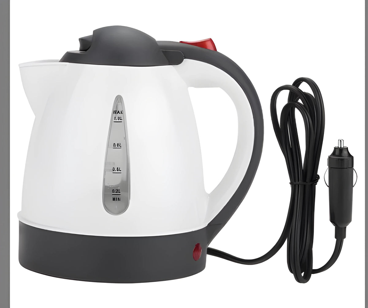 12V 24V 1000ml ABS travel kettle for vehicle use