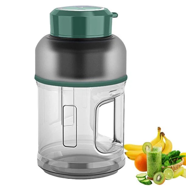 1500ml portable blender cup in various colors, featuring high-speed blending and durable TRITAN material