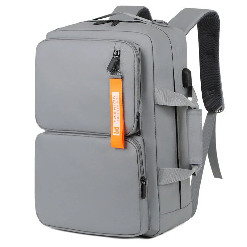 Premium multifunctional backpack with USB port and padded laptop compartment for business and travel